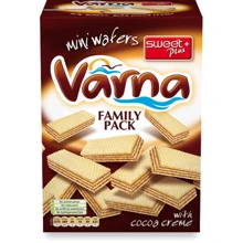 Мини-вафли Sweet Plus VARNA FAMILY с какао кремом 260 г (1110320): Тип Вафли