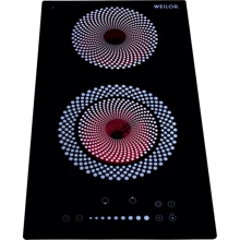Варочная поверхность электрическая Weilor WHC 332 BLACK: Размеры для встраивания 5.2 x 26.8 х 49 см