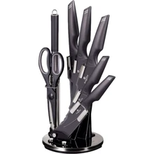 Набор кухонных ножей Berlinger Haus Metallic Line Carbon Pro Edition 8 предметов (BH 2586): Наименование Набор кухонных ножей 8 пр.