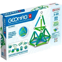 Магнитный конструктор Geomag Classic Recycled Геомаг Эко 60 деталей: Количество деталей, шт. 60