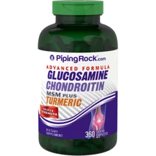 Piping Rock Advanced Formula, Glucosamine Chondroitin MSM Plus Turmeric, 360 Caplets: Тип Глюкозамін