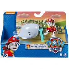 Персонаж мультфільму Щенячий патруль PAW Patrol (Spin Master) Набір з цуценя-рятувальника і тваринного: Маршал і малюк Кіт (7 см) (SM16659-2): Тип Персонаж мультфільму, фільму