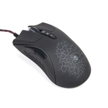 Мышь A4 Tech AL90A (Black): Интерфейс подключения проводная USB