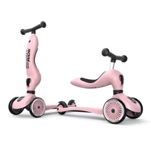 Самокат Scoot&Ride серии Highwaykick-1 пастельно-розовый, до 3 лет/20кг: Количество колес 3