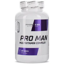 Progress Nutrition Pro Man Комплекс витамин и минералов для мужчин 60 таблеток: Пол Унисекс