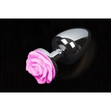 Пикантные Штучки Rose Small - маленькая анальная пробка, 6х3 см, белый: Для кого Унисекс