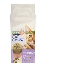 Сухой корм Purina Cat Chow Sensitive c лососем 1.5 кг: Тип Сухой корм