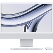 Компьютер Apple iMac M3 24" 256GB 10GPU Silver (MQRJ3UA/A) 2023: Экран 24" Retina 4.5K (4480x2520), с технологией True Tone