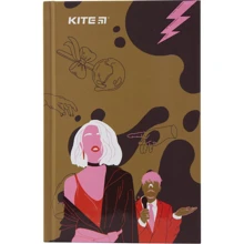 Книга записна Kite Время и Стекло тверда обкладинка А6, 80л. клітина VIS-2 (vis19-199-2): Виробник KITE