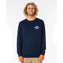 Свитшот Rip Curl SWC Diamond Crew CFEFL9-49 50 темно-синий с принтом: Вид Свитшоты