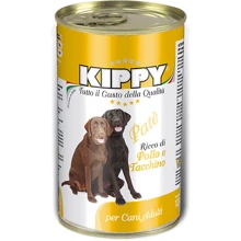 Консерви для собак Kippy з куркою та індичкою 1250 р (8015912503206): Тип вологий корм