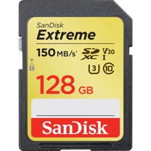 Карта памяти SanDisk 128GB SDXC Class 10 UHS-I U3 V30 Extreme (SDSDXV5-128G-GNCIN): Тип карты SDXC