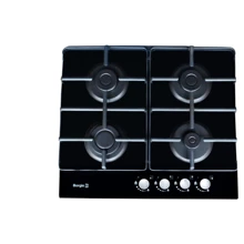 Варильна поверхня газова Borgio 6270 (Black Glass): Розташування панелі фронтальне