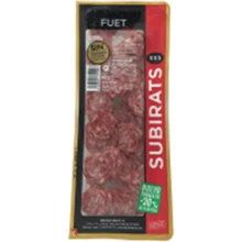 Салями Subirats SSS Fuet Loncheado Gas 100г (WT4557): Вид мяса свинина