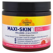 Country Life Maxi-Skin 4.3 oz (123 g) Колаген + dітаміни З & А & В12 в порошку: Тип комплексні