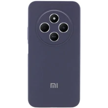 Чехол для телефонов Lakshmi Premium Silicone Case with Logo Full Camera Dark Gray for Xiaomi Redmi 14C / Poco C75: Совместимость Xiaomi Redmi 14C / Poco C75