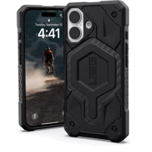 Чехол для iPhone Urban Armor Gear UAG Monarch Carbon Fiber (114462114242) for iPhone 16: Цвет черный