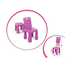 Детский стул-табурет DOLONI TOYS высота 30 см, розовый (04690/3): Тип стульчик