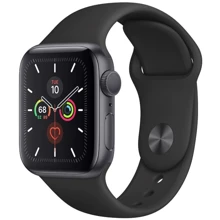 Apple Watch Series 5 40mm GPS Space Gray Aluminum Case with Black Sport Band (MWV82) Approved Витринный образец: Производитель Apple