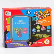 Карточная игра 4FUN Game Club Игра памяти – с животными (UKB-B 0045-3): Производитель 4FUN Game Club