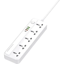 Мережевий фільтр ProLogix Premium PR-SC5415W (PR-SC5415W): Кількість розеток, шт 4