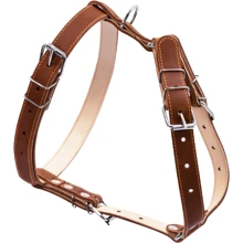 Шлея двойная Collar для средних пород собак, 25мм, коричневый: Производитель Collar