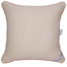 Подушка SoundSleep Jasmin декоративная c кантом 40x40см кремовая (93255998): Размер, см 40x40