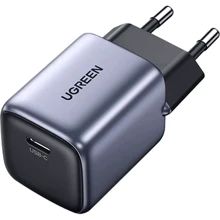 Зарядний пристрій Ugreen USB-C Wall Charger CD319 Nexode Mini 30W Gray (90666): Особливості Быстрая зарядка, Power Delivery (PD), USB-C