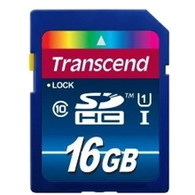 Карта памяти Transcend 16GB SDHC Class 10 UHS-I U1 Premium 300X (TS16GSDU1): Тип карты SDHC