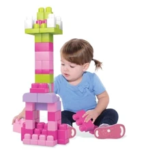 Конструктор Mega Bloks Розовый 60ед (DCH54): Производитель Mega Bloks