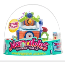 Игровая фигурка Nanables Jazwares Small House Зимняя страна чудес Лыжный домик Тайник 8 см (NNB0031): Тип Игровая фигурка