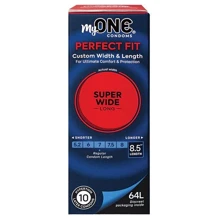 Презервативи MyONE Super Wide & Long 10 шт: Тип Збільшеного розміру