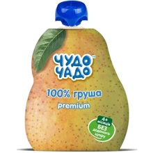 Пюре Чудо-чадо Pouch Груша, без сахара, 90 г: Вид Фруктовое