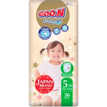 Трусики підгузники Goo.N Premium Soft XL 12-17 кг 36 шт. (F1010101-158): Тип Подгузники-трусики