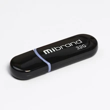 USB-флешка Mibrand 32GB Panther Black USB 2.0 (MI2.0/PA32P2B): Стандарт USB USB 2.0