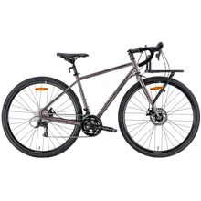 Велосипед Leon TR-90 DD 2022 Cr-Mo steel 28" бежевий (OPS-LN-28-039): Матеріал рами Хром-молібден