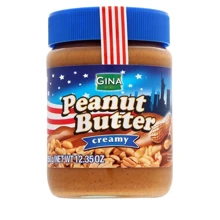Арахісова паста Gunz Gina Peanut Butter Creamy 350 г (WT2450): Вага нетто 350 г