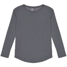 Лонгслів H & M 5883307 170 см темно-сірий: Тип Лонгсліви