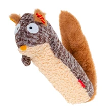 Іграшка для собак GiGwi Plush Білка з пищалкою текстиль 29 см (75309): Виробник GiGwi