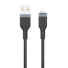 Кабель WIWU USB Cable to Lightning Platinum Charger 1.2m Black (PT01): Тип USB Cable - Lightning