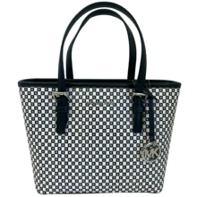 Женская сумка тоут Michael Kors черно-белая (194900059906): Пол Женский