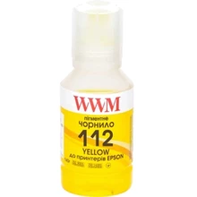 Чернила WWM Epson L11160/6490 №112 140г Yellow pigmented (E112YP): Цвет Yellow