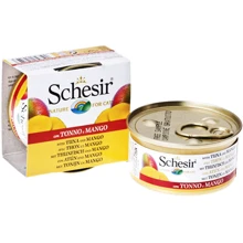 Натуральные консервы для кошек Schesir Tuna Mango тунец с манго, 75 г: Тип Консервы