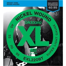 Струна для гитар Струны D`ADDARIO EXL220BT XL BALANCED TENSION BASS SUPER LIGHT40-95: Тип Комплект струн