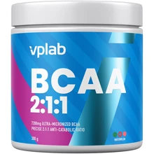 Амінокислота для спорту VPLab BCAA 2:1:1 300 g /37 servings/ Watermelon: Смак Арбуз