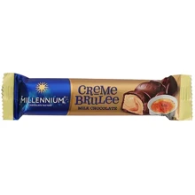 Шоколад Millennium Creme Brulee молочний з начинкою 38 г (4820240032878): Вага, г 38