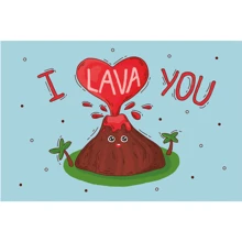 Открытка PAPAdesign "I lava you": Производитель PAPAdesign