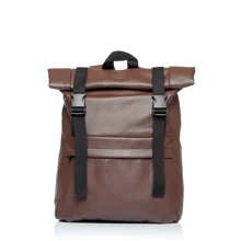 Женский рюкзак Sambag RollTop Milton шоколадный (24211020): Пол Женский