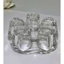 Печка-подставка Olens Сердце 13.9х5.3 cm (102-499): Цвет прозрачный