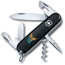 Мультитул Victorinox Spartan Ukraine 91мм/12 функций/черный /Ангел ВСУ (1.3603.3_T1061u): Тип мини-мультитул